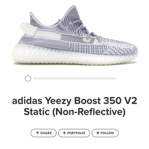 Yeezy Boost 350 V2 Static non-reflective